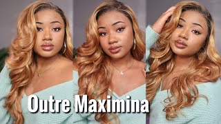 Human Hair Blend Is Back!!  | New Outre Maximina Wig | 13X6 Human Hair Blend Lace Front Wig