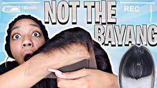 They Sent Me A Bayang | **First Wig Install No Glue For Beginners**