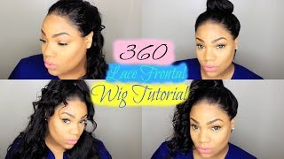 360 Lace Frontal Wig Tutorial | Mane Couturier | Charlion Patrice