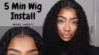 Wig Install On A Small Forehead/Low Hairline ! Ft Klaiyi Hair