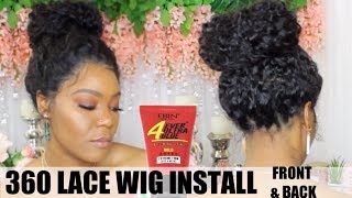 360 Lace Wig Application Front And Back | Ywigs