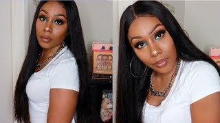 Affordable Aliexpress Wig || Straight 22 Inch Wig  - Alibele Hair 360 Frontal Lace Wig