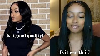 @Unice Bone Straight 5X5 Lace Hd Wig Review