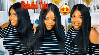 Game Changing Relaxed Yaki Straight 360 Lace Frontal Wig 2020 | Ft. Omgherhair.Com