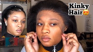 Kinky Hair Wig Install // Tinashe Hair