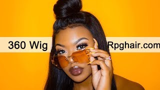 How To Make A Quick Bun On 360 Lace Wig| Rpghair.Com