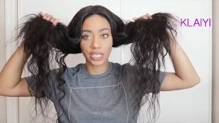 How To Make A 360 Frontal Wig|Klaiyi Hair