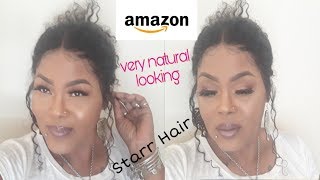 Amazon  Very Affordable Wig| Kinky Curly Updo| Ft. Starr Hair
