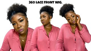 How To Style Short 360 Lace Front Wig| Ft Superbwigs / Omoni Got Curls