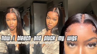 Flawless Start To Finish Silky Straight Wig Install Ft Afsisterwig 360 Frontal Wig