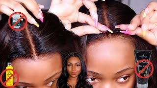 What Lace? 100% Glueless Lace Frontal Wig Install | No Gels/ No Glue/ No Sprays |  Hairvivi