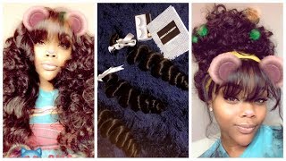 Big Sza Inspired Curly Hair + Super Cute Updo Ft. Rebecca Fashion Hair