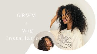 Wig Installation//Grwm // South African Youtuber