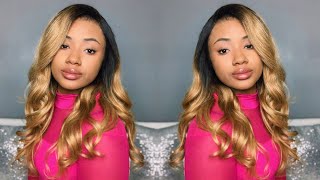 Ombre Body Wave Lace Front Wig | Celie Hair Wig Review + How I Make My Wig Hairlines Look Natural