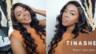 Realistic Ear To Ear Lace Frontal Wig Installation |No Glue | Transparent Lace Ft Tinashe Hair