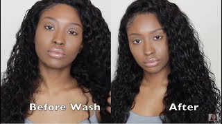 Waterwave Wetlook Lace Frontal Wig Install No Glue Ft. Cynosure Hair
