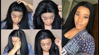 This Hair Right Here| An Easy Slay | 360 Kinky Straight Lace Wig| Evawigs