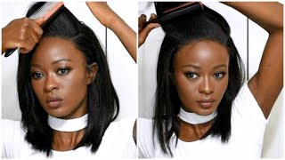 This Wig Doesn'T Need Got2B Glued To Be Secure | Premium Lace Wig Bob