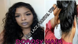 How To Secure The Back Of A 360 Lace Frontal Wig/ Dorosy Hair On Amazon