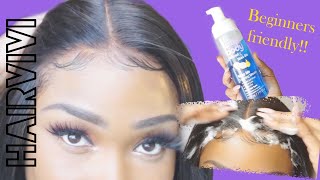How To Melt The Lace With Just Mousse! Black Friday Sale| Hairvivi Lace Front Wig