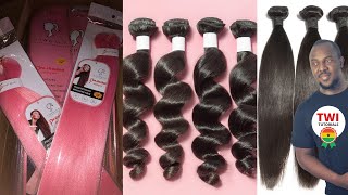 How To Start Hair Business In Ghana | Find Hair Vendors On Alibaba + 160 Free Vendor List | Akan Twi
