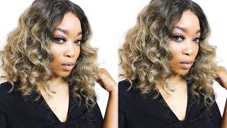 Janet Collection Synthetic Extended Deep Part Lace Wig - Ella (Sogoodbb.Com)