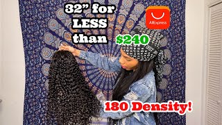 32Inch Curly Wig From Ariel Official - Aliexpress Hair Review