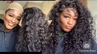 Affordable Human Hair Wig| Aliexpress Water Wave Lace Frontal Review