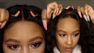 Quick Beginner Glueless Method 360 Lace Wig Install | Ft Tuneful Hair"
