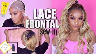 Save Money, Sis! Diy Blonde Lace Frontal Sew-In Weave Ft. Ali Grace