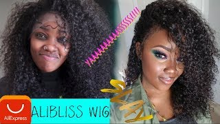 Must Have!! My First Aliexpress Cheap 360 Lace Front Wig Natural Hairline⎮Aliblisswig