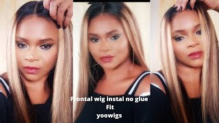 48 Hours Shipping Frontal Wig Install For Beginners No Glue Fit I Yoowigs