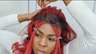 Wig Styling Transformation .How To Style Your Hair (  Updo For  Bridal And  Prom Hairstyle)