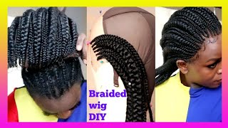 How To Make Braided Wig Without Closure | Conrow Braids