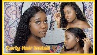Affordable Curly Lace Wig Ft Alicrown Hair (Aliexpress)   | Tammie