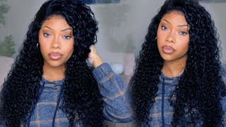 Tinashe Hair Brazilian Deep Wave Lace Front Wig Install