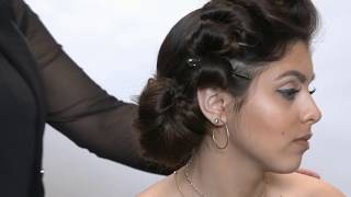 Finger Wave Updo Hairstyle Tutorial - Thesalonguy