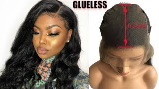 How To Easily Wear A 6Inch Deep Part 360 Lace Wig Ft Chinalacewig