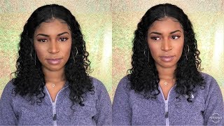 Hairspells Updated Review | $80 Everyday Natural Brazilian Curly Lace Front Wig Install