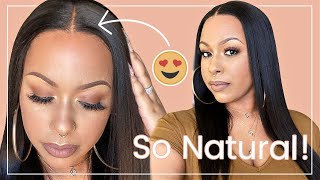 7 Tips For A Natural Lace Wig Application! | Relaxed Yaki Straight |+ Coupon Code! | Ft. Omgherhair