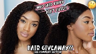 Really Natural Kinky Curly 360 Wig | Ywigs
