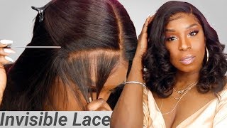 Invisible Hd Skin Melt Swiss Lace  Straight Glueless Lace Front Wig | Hairvivi