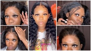 Installing My Deep Wave Wig|Step By Stephow To Properly Use Lace Melt Adhesive|Tinashe Hair✨