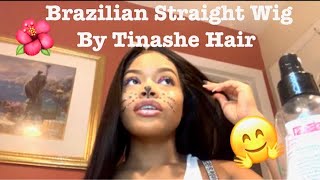 Styling My Brazilian Straight Wig - Tinashe Hair