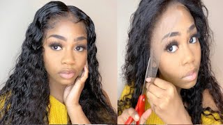 Best Water Wave Lace Wig Install Review!! Ft Celie Hair