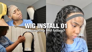 Attempting To Install A Wig As A Beginner!? | Yolissa Hair