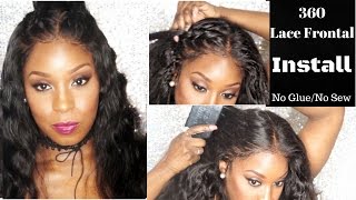 Frontal Series | How To Install 360 Lace Frontal Hot Beauty Hair (Part 1)