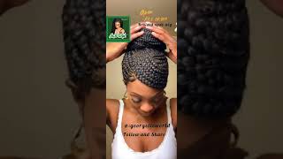 Updo Large Braided Wig In Color Black. Tell Me What You Think.