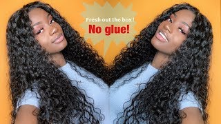 Fresh Out The Box Wig Install ( No Glue) | Ft Vshow Hair