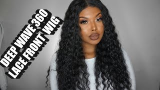 Inexpensive Deep Wave 360 Lace Front Wig Review - Ruiyu Hair